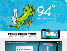 Tablet Screenshot of 94-degrees.com